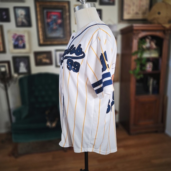 Nickelodeon Spongebob Squarepants Baseball Jersey Button Up Shirt Adult M - Picture 4 of 8